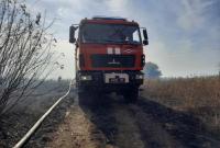 В Луганской области локализовано два очага пожаров сухой травы и лесных насаждений