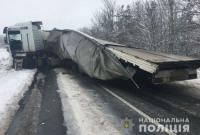 В Харьковской области столкнулись две фуры, один погибший